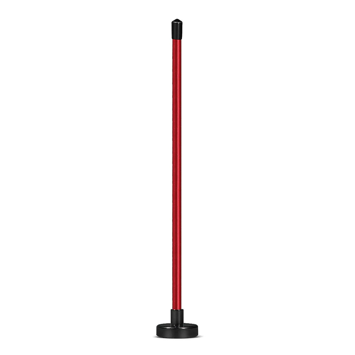 Red and blue aluminium alloy golf swing trainer with magnetic baseball bar alignment tool