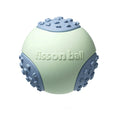 Green rolling ball dog toy with 64mm diameter for small and medium dogs