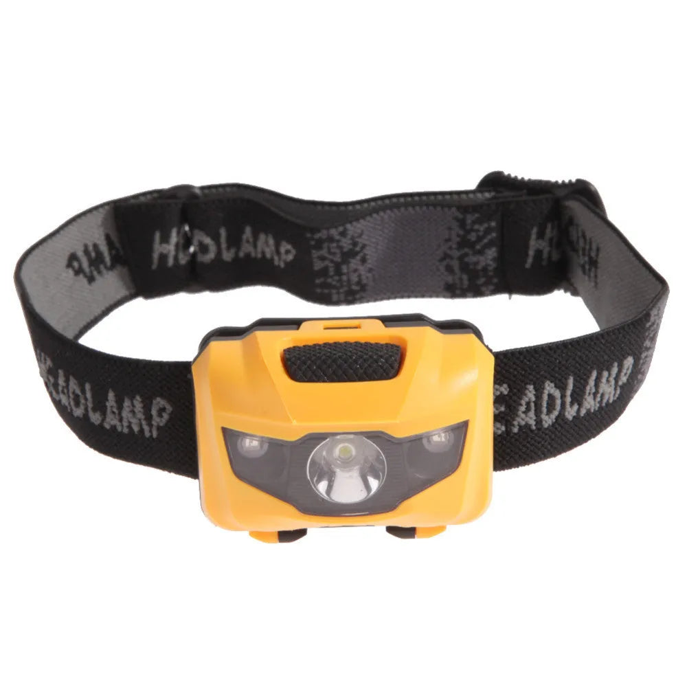 Cateye 2 generation headlight with 3W white and red LEDs in black, waterproof for outdoor use