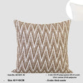 Chinese ancient style 45cm square cushion with feather velvet filler in brown colour options