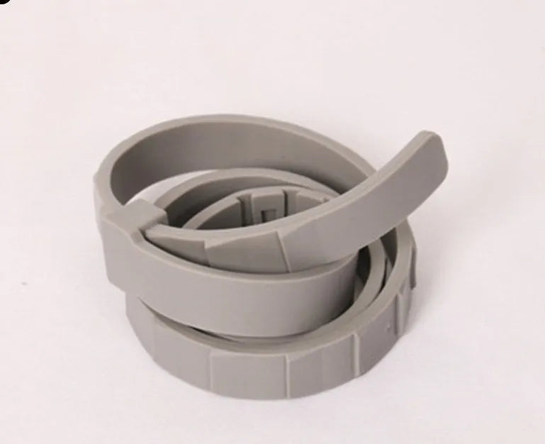 Rainbow plastic flea prevention collar for pets in cat and dog sizing options