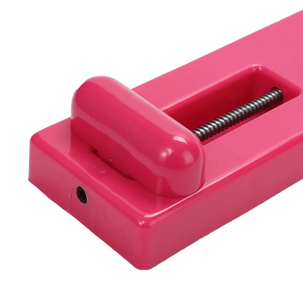 Pink and white ballet foot trainer for dancer flexibility and muscle strength development