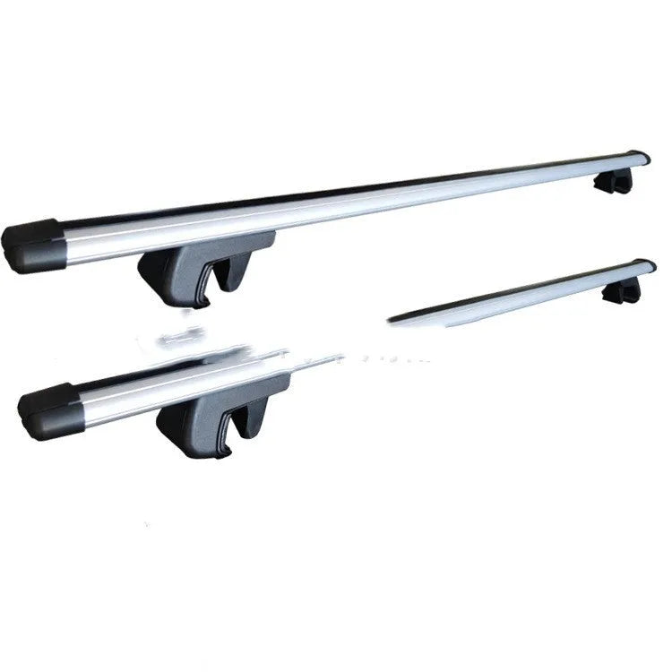 General Motors SUV alloy roof rack system with 75kg load capacity shown on vehicle