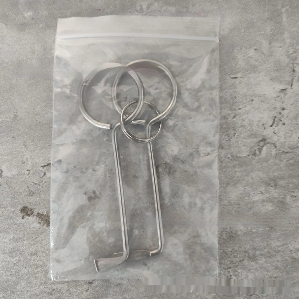 Two identical silver alloy steel adjustable wrench tools side by side.
