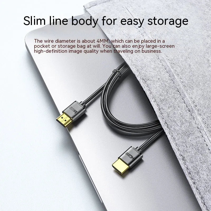 Gold plated HDMI video cable with oxygen free copper conductors in various lengths for computer and monitor