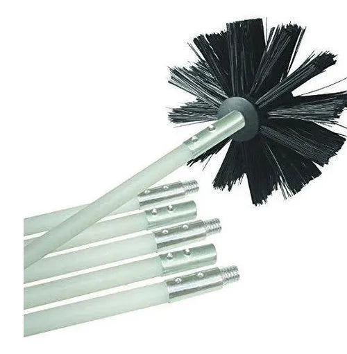 600mm flexible chimney cleaning brush with nylon bristles for dryer pipes and range hoods