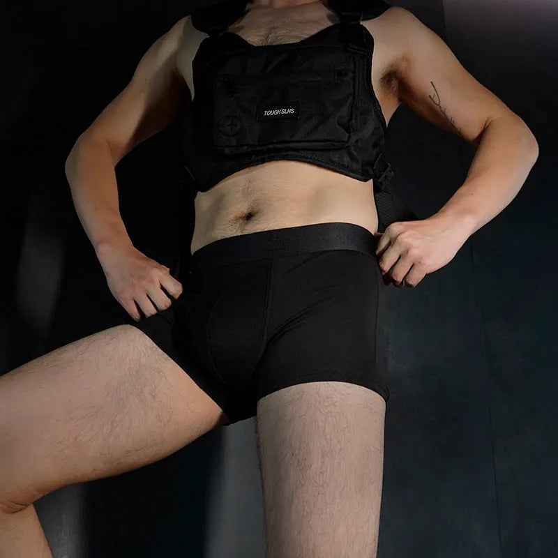 Men's solid colour cotton boxer shorts in black, white, silver grey, or light green