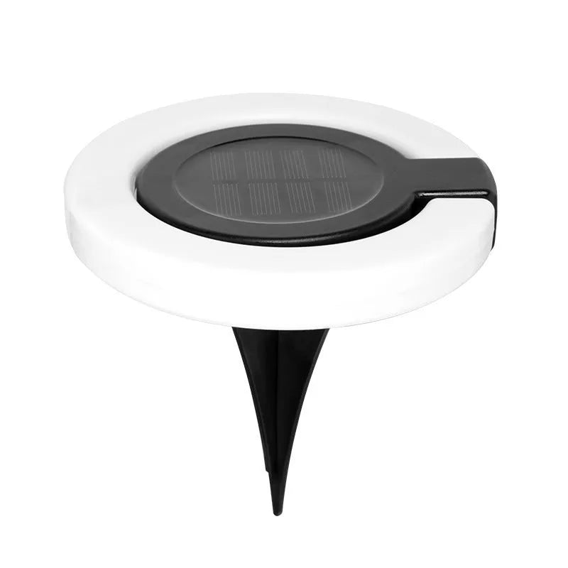 Outdoor waterproof folding aperture solar underground light with 19mm thin profile and 5 lumens