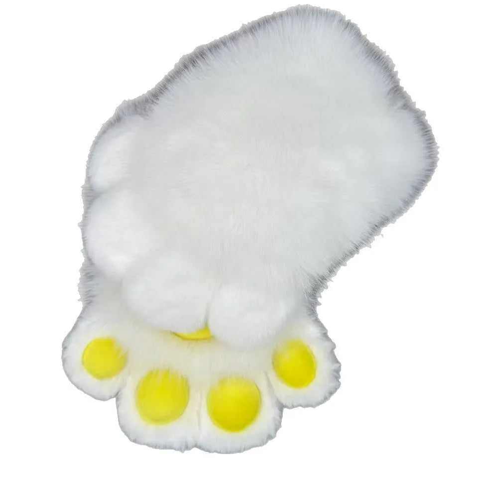Colourful animal claw design cosplay gloves in nylon material with various colour pad options
