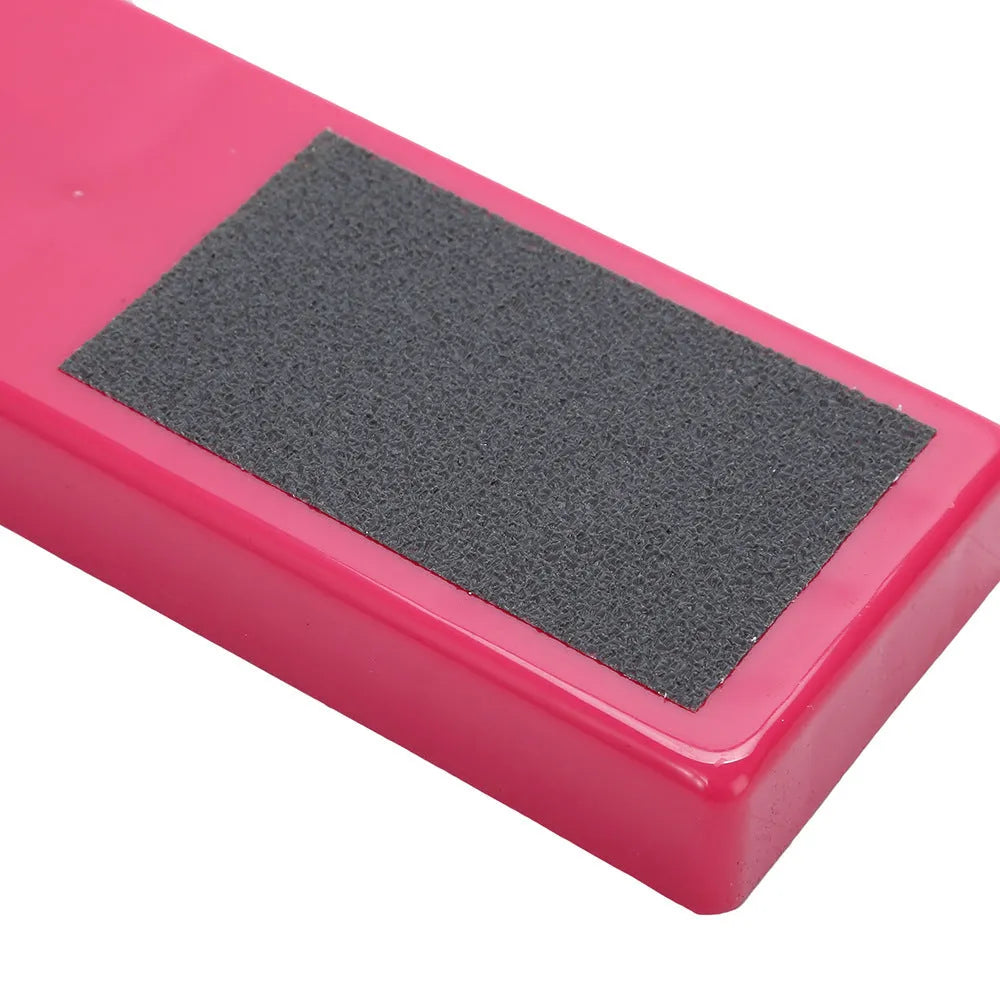 Pink and white ballet foot trainer for dancer flexibility and muscle strength development