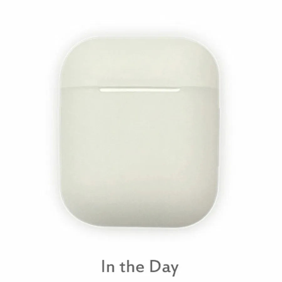 Luminous silicone flip-type protective case for Apple AirPods wireless earphones
