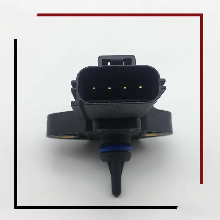 Black ABS housing Ford Lincoln intake pressure sensor with electrical connectors