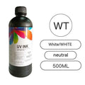 500ml bottle of Epson-compatible UV printer ink for XP600 TX800 and 5th to 7th generation printheads.