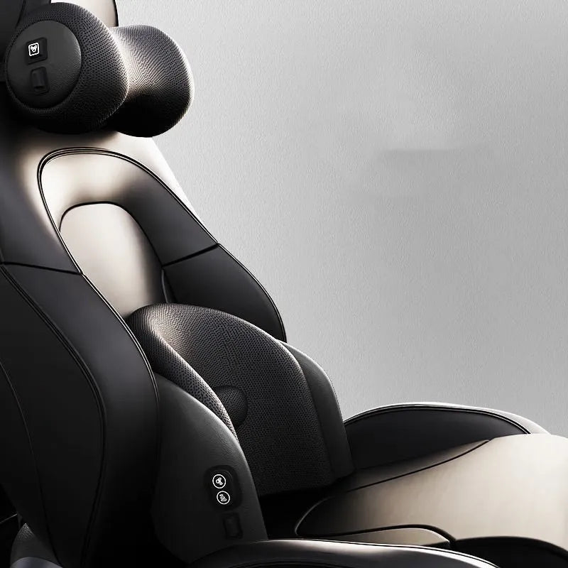 Car seat electric massage cushion with memory cotton construction in multiple colour options
