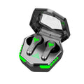 Black N35 wireless gaming Bluetooth earbuds with in-ear private mold design