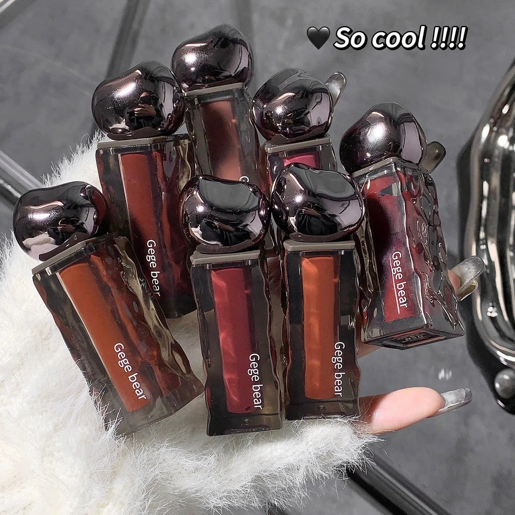 Glacier Lava Lip Lacquer mirror lip gloss in seven colour numbers 01 to 07