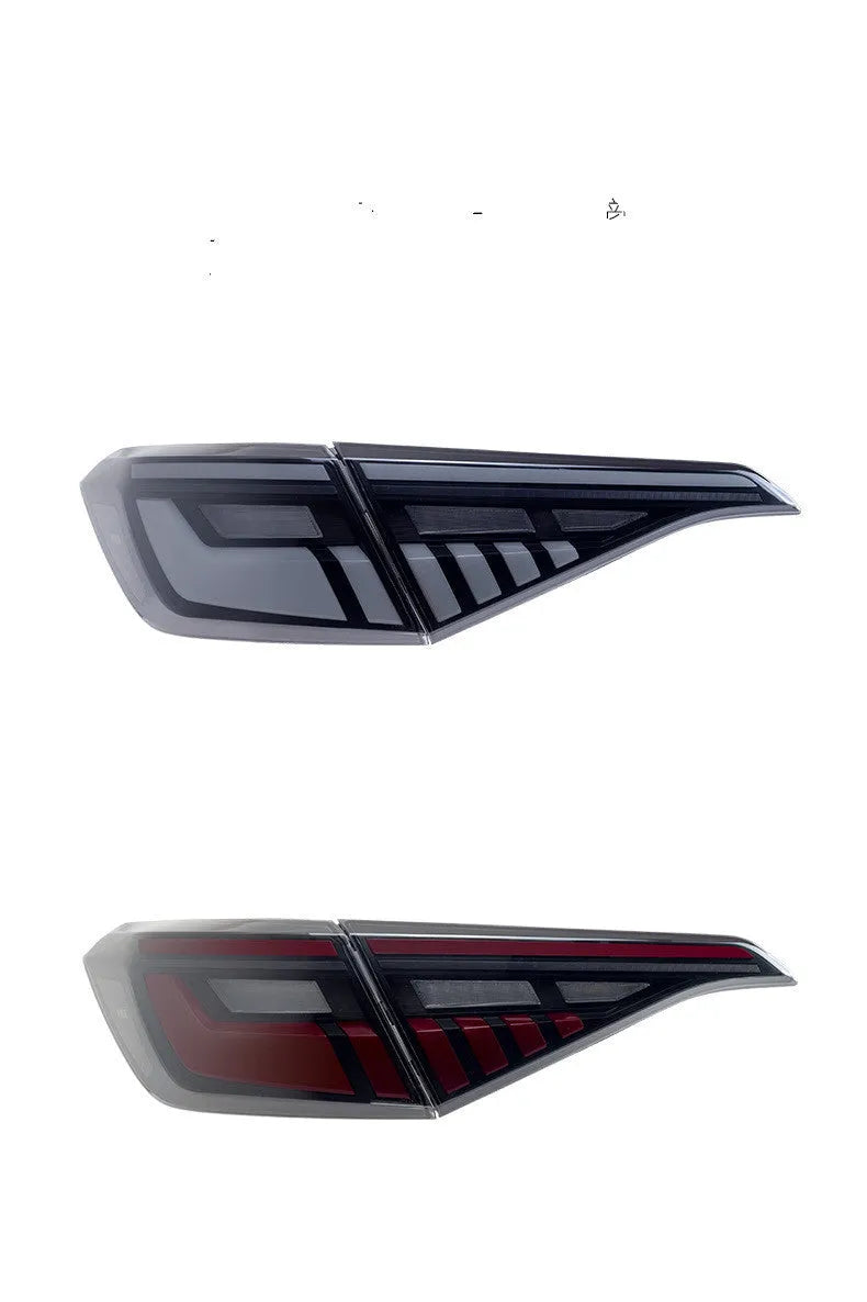 11th Generation Honda Civic black and red LED taillight assembly with streamer indicators.