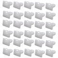 60-piece pack of D318 style PA66 plastic automobile clips and buckles for vehicle trim