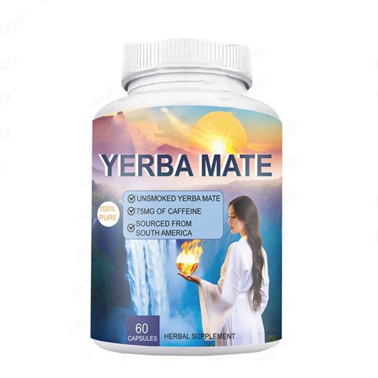 Bottle of 60 vitamin capsules dietary supplement unflavoured normal temperature storage