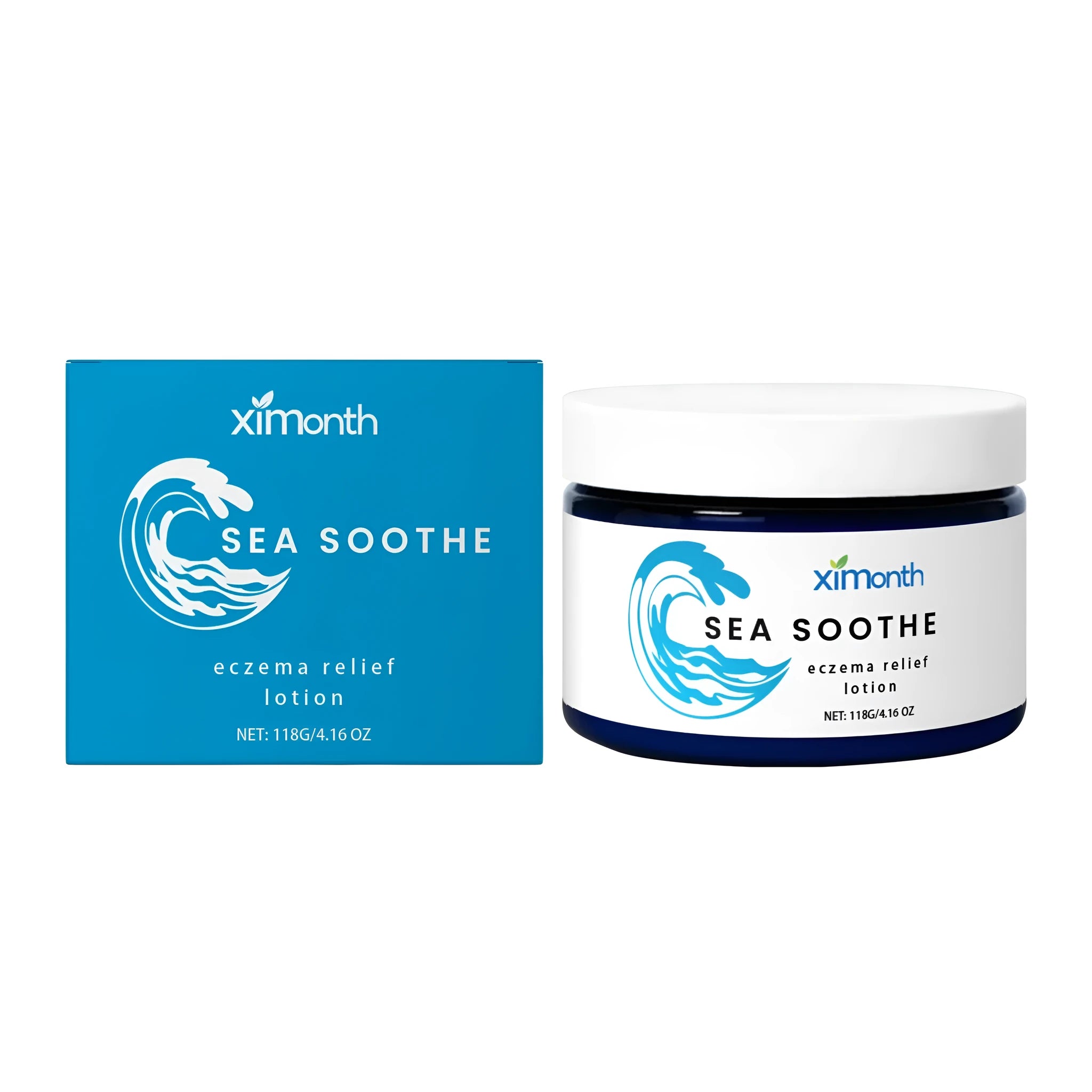 Barrier repair cream 118g tub with mint leaves and shea butter ingredients