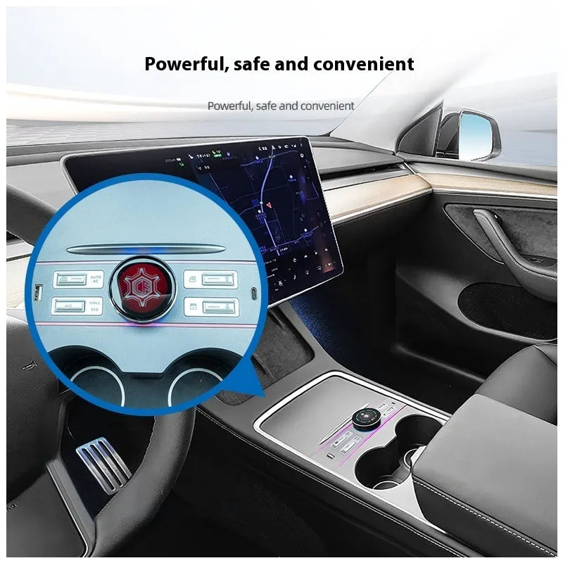 LCD intelligent control expansion dock for Tesla Model 3 and Model Y with 1.46 inch IPS screen