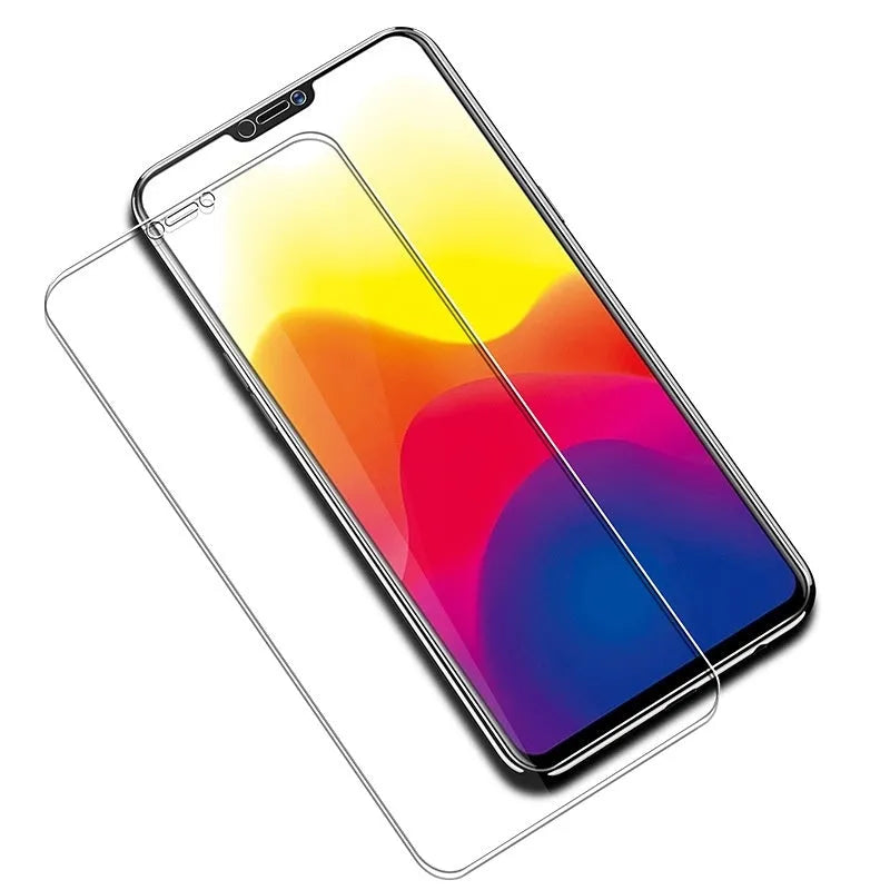 HD tempered glass screen protector for Samsung Galaxy phone with anti-fingerprint coating and full-screen coverage