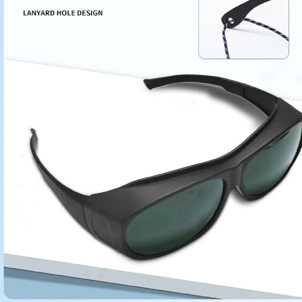 Photon skin rejuvenation and laser welding safety goggles with protective case.