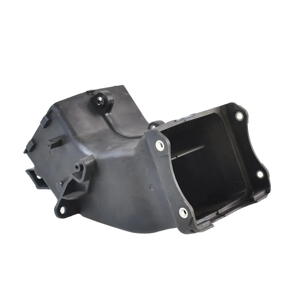 Black motorcycle ventilation intake pipe for Yamaha models, dimensions 280mm by 170mm by 160mm.