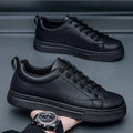 Men's Korean-style breathable sneakers in plus sizes 39-45 rubber sole round toe lace-up casual footwear