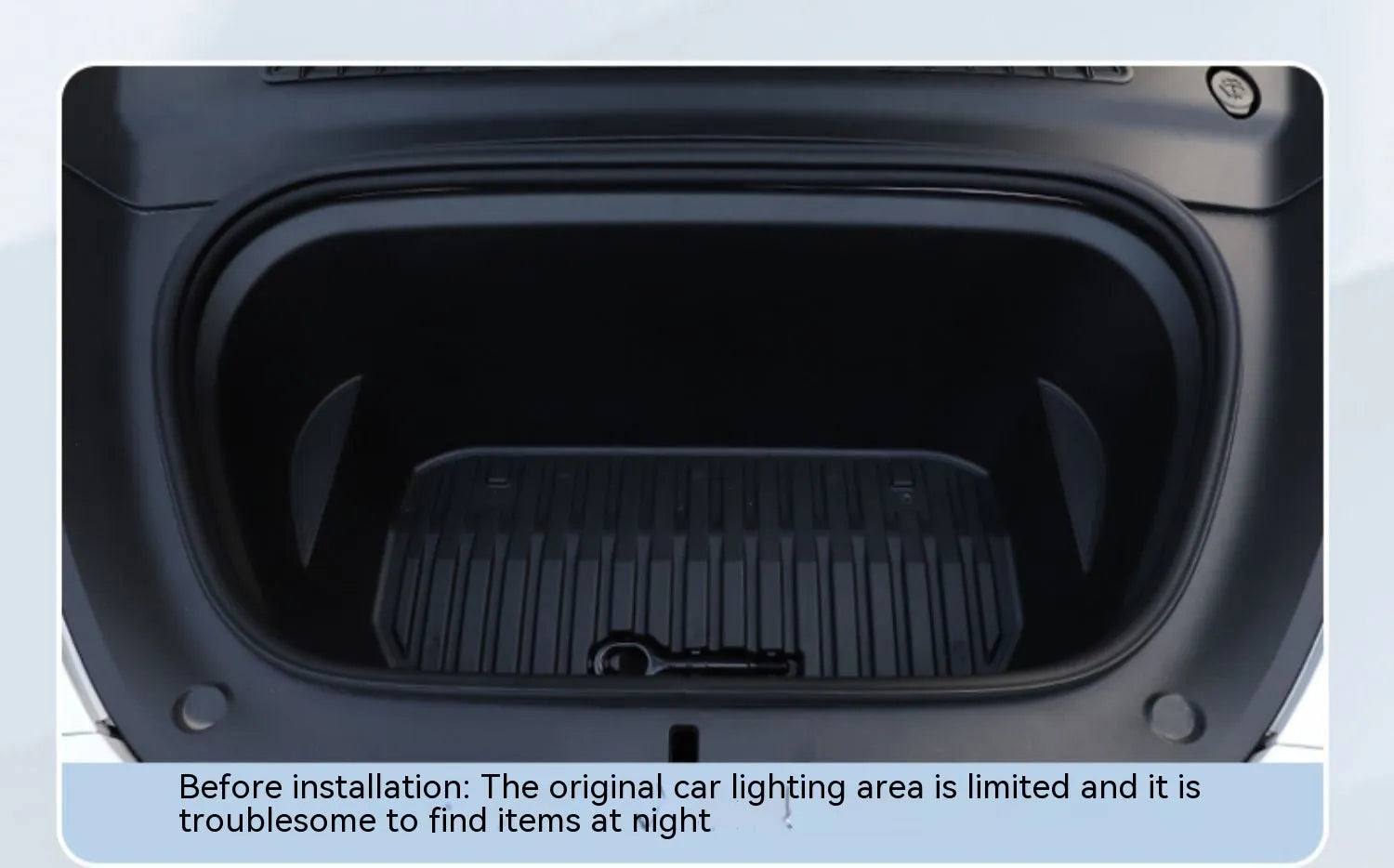 Tesla Model 3/Y front centre console ambience light modification kit with soft silicone light bar in three colour options