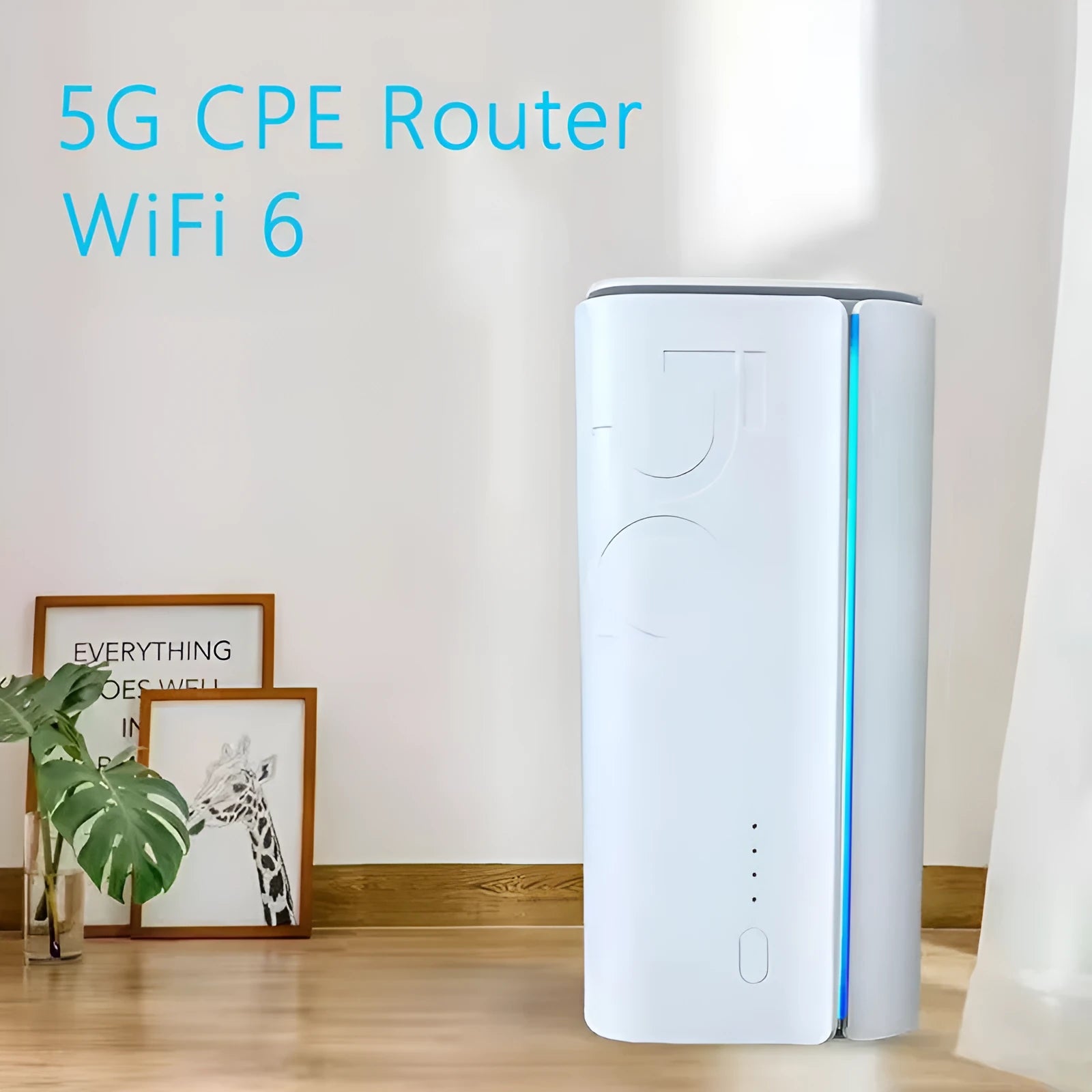 Compact 4G CPE wireless router with dual chip options and 51x30x5mm dimensions
