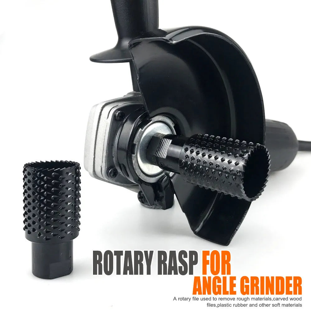 Spherical grinding head for angle grinder with M10 and M14 thread, woodworking tapper accessory