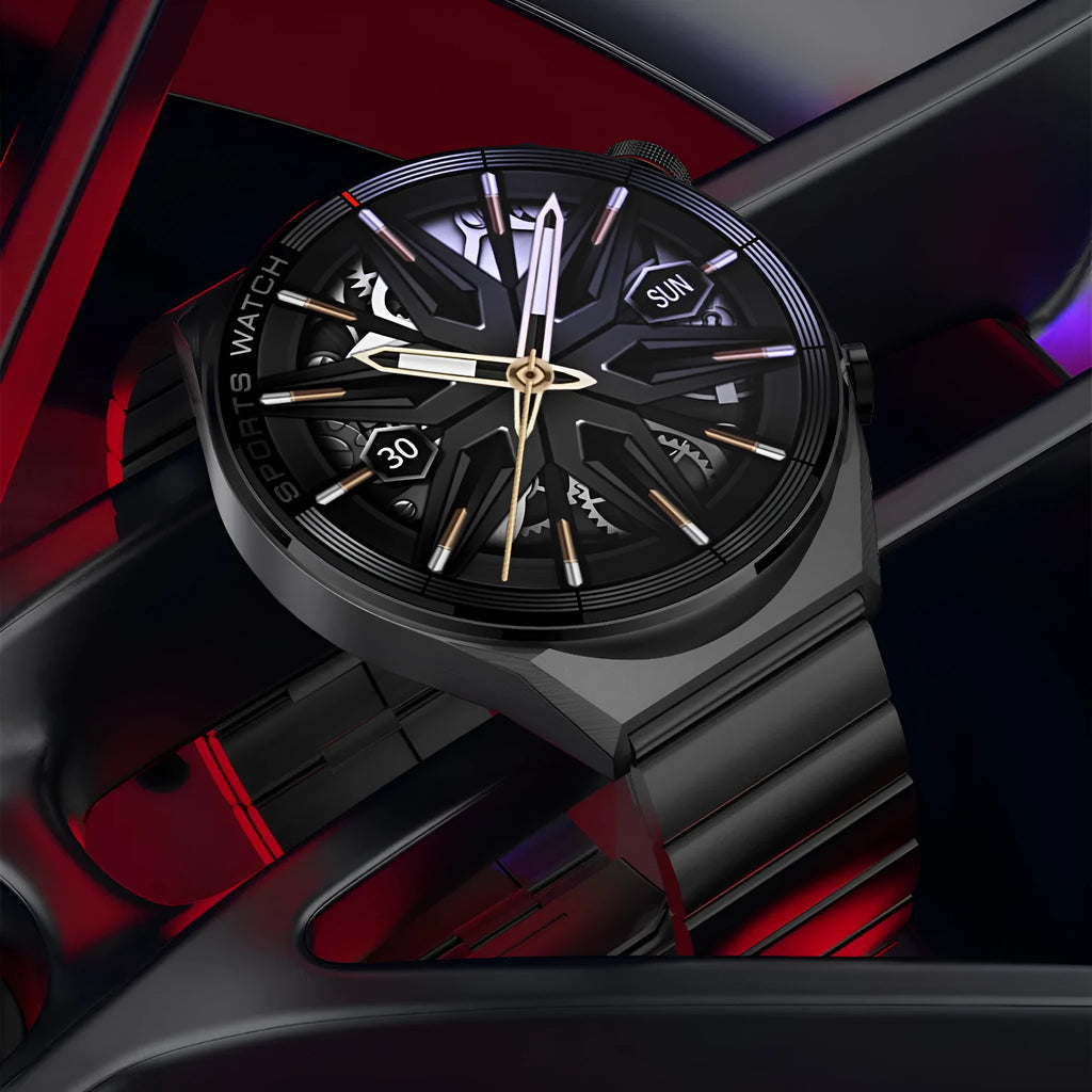 Large screen Bluetooth smart watch with call functionality and multiple strap options