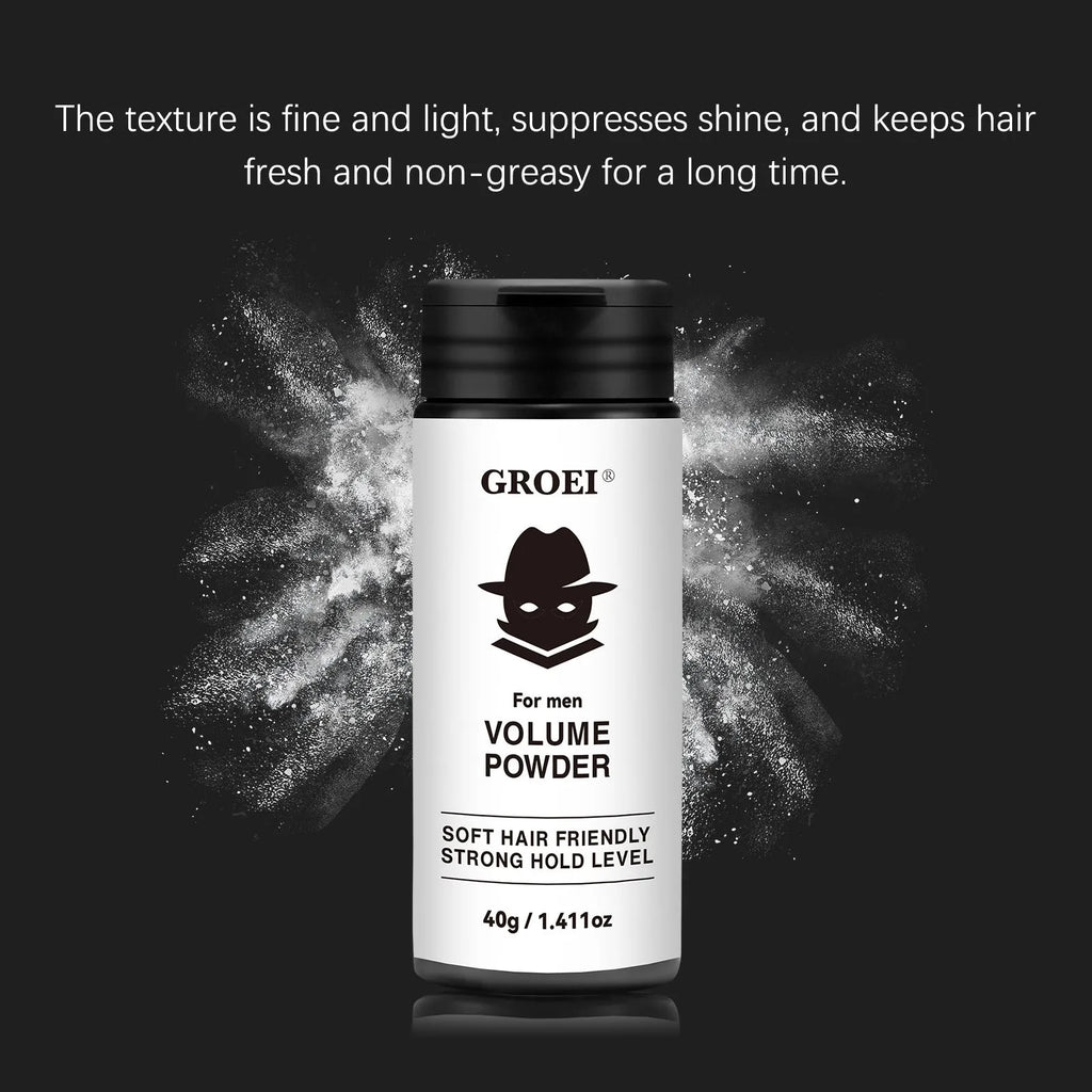 40g hair styling powder for oil control and fluffy volume in disposable packaging