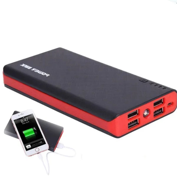 20000mAh 4U fast charging power bank in rectangular form with multiple colour options