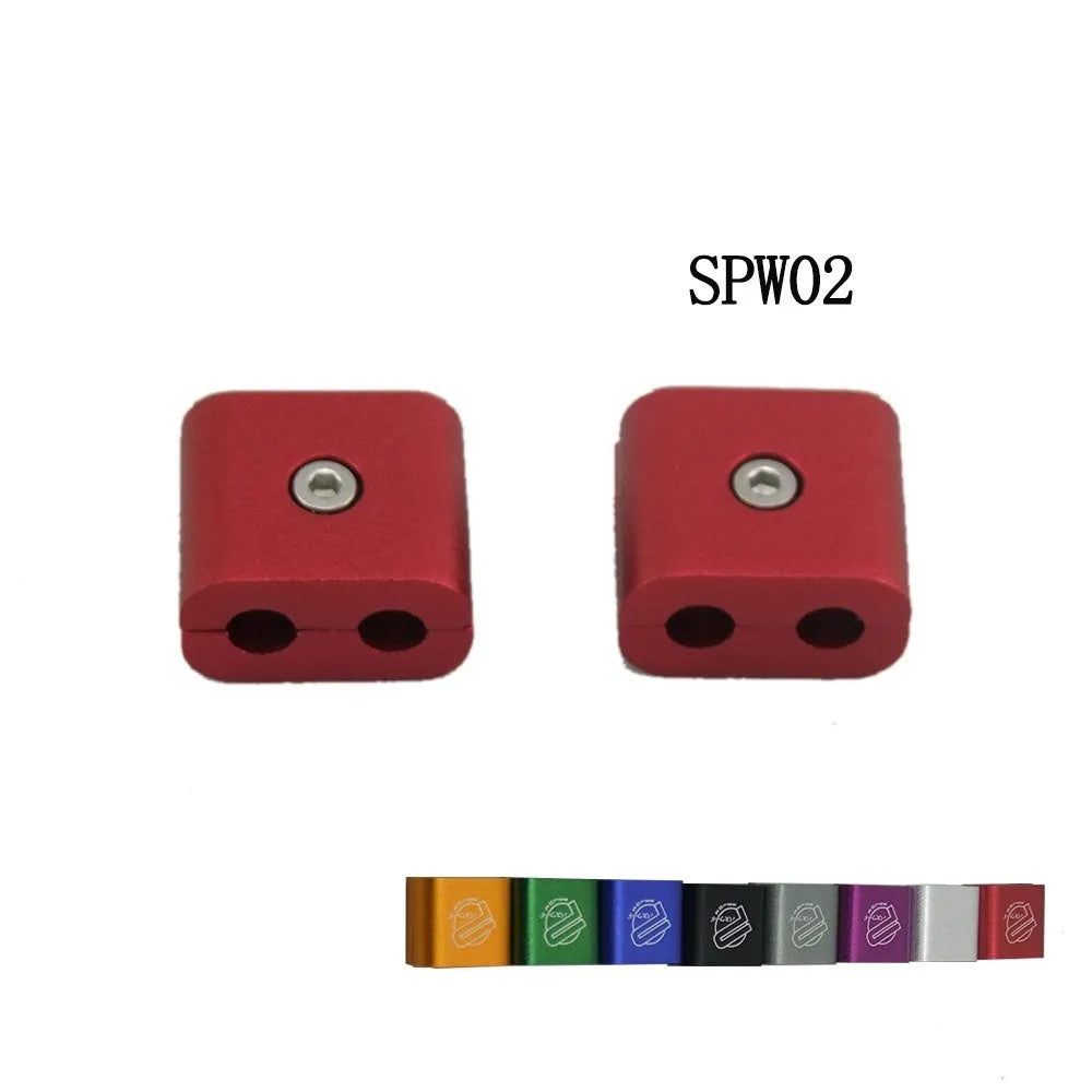 Car modification fastening clamp three-piece metal fixing plug in silver, compact size 55x30x25mm