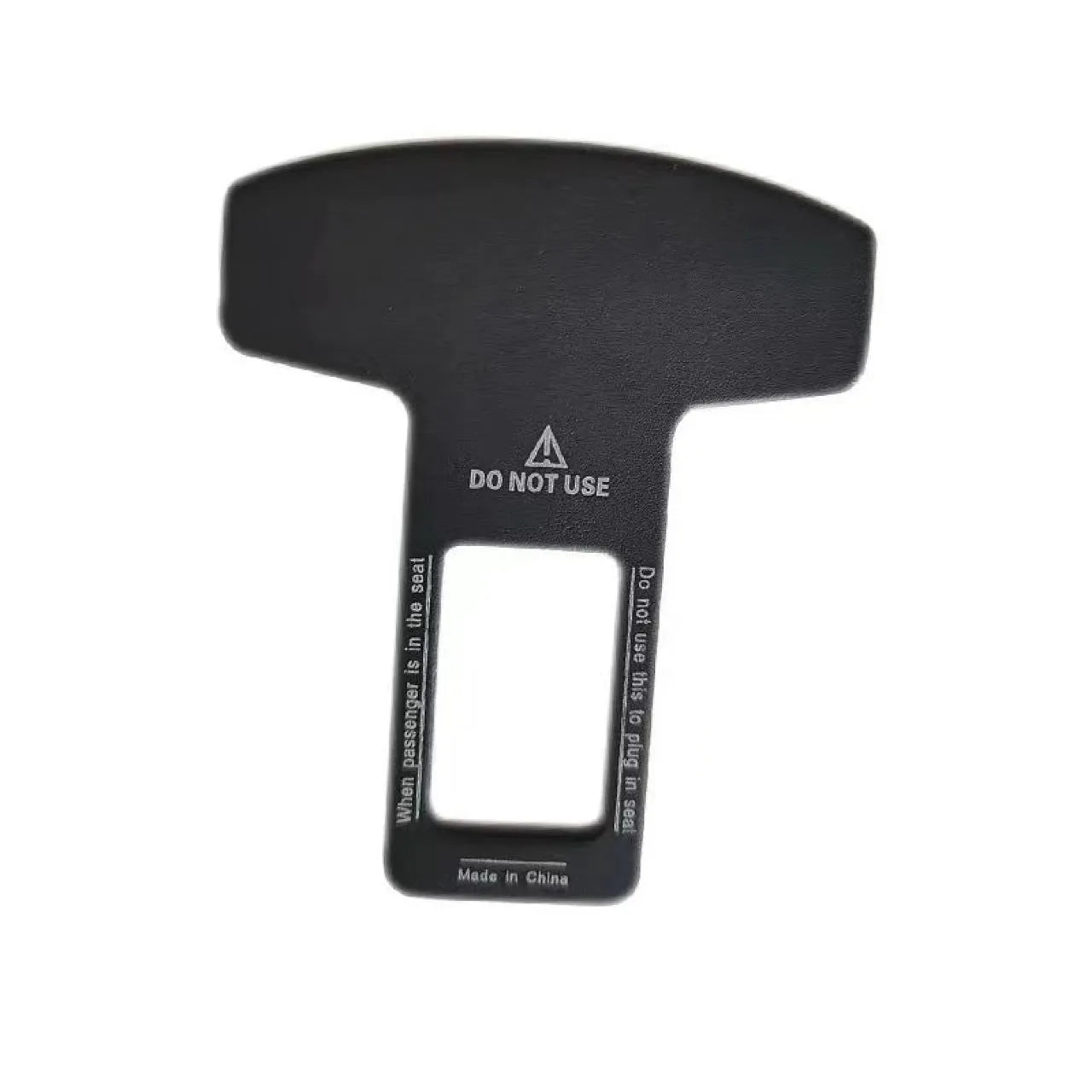 Aluminium bottle opener key chain with 2.1cm lock tongue buckle in frosted carbon fibre finish