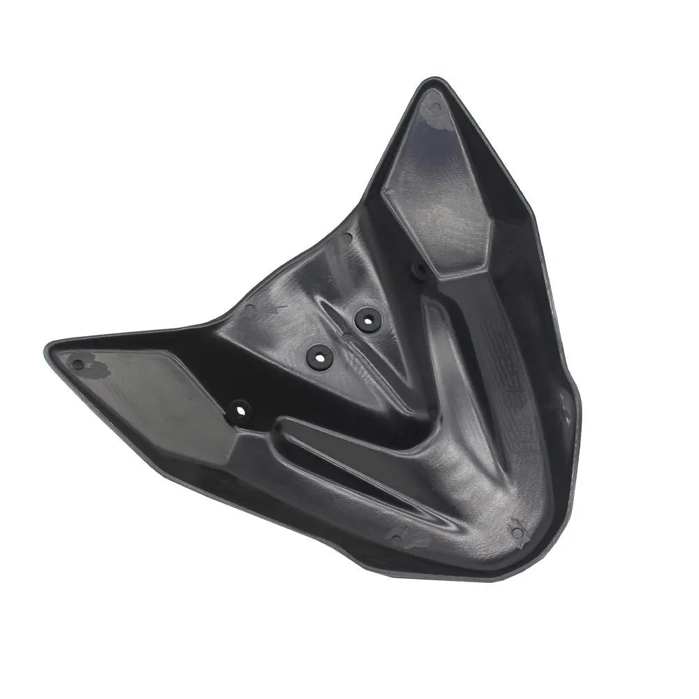 Black ABS plastic fixed wind front wing for KTM 390 Adventure and 790 Adventure motorcycles
