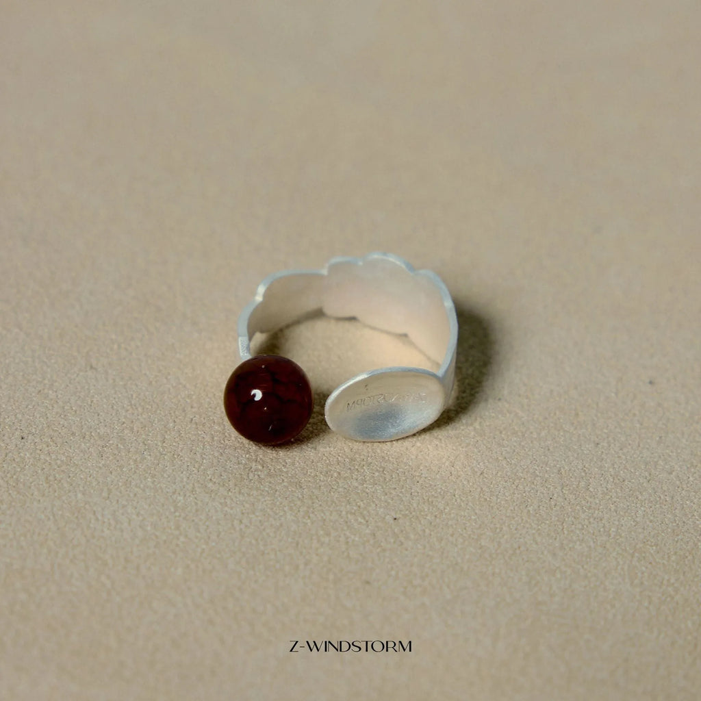 Alloy electroplated ring and bracelet set with diamond design, small round spoon shape