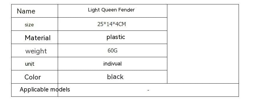 Carbon fibre tail mudguard and rear fender assembly for a Light Bee electric off-road bicycle.