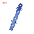 Aluminium alloy engine harness hood in blue, red, and silver colour options
