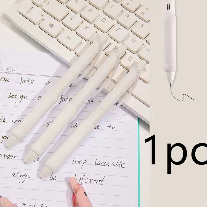 Macaron colour press gel pen with 0.5mm tip and three smoked ink colour options
