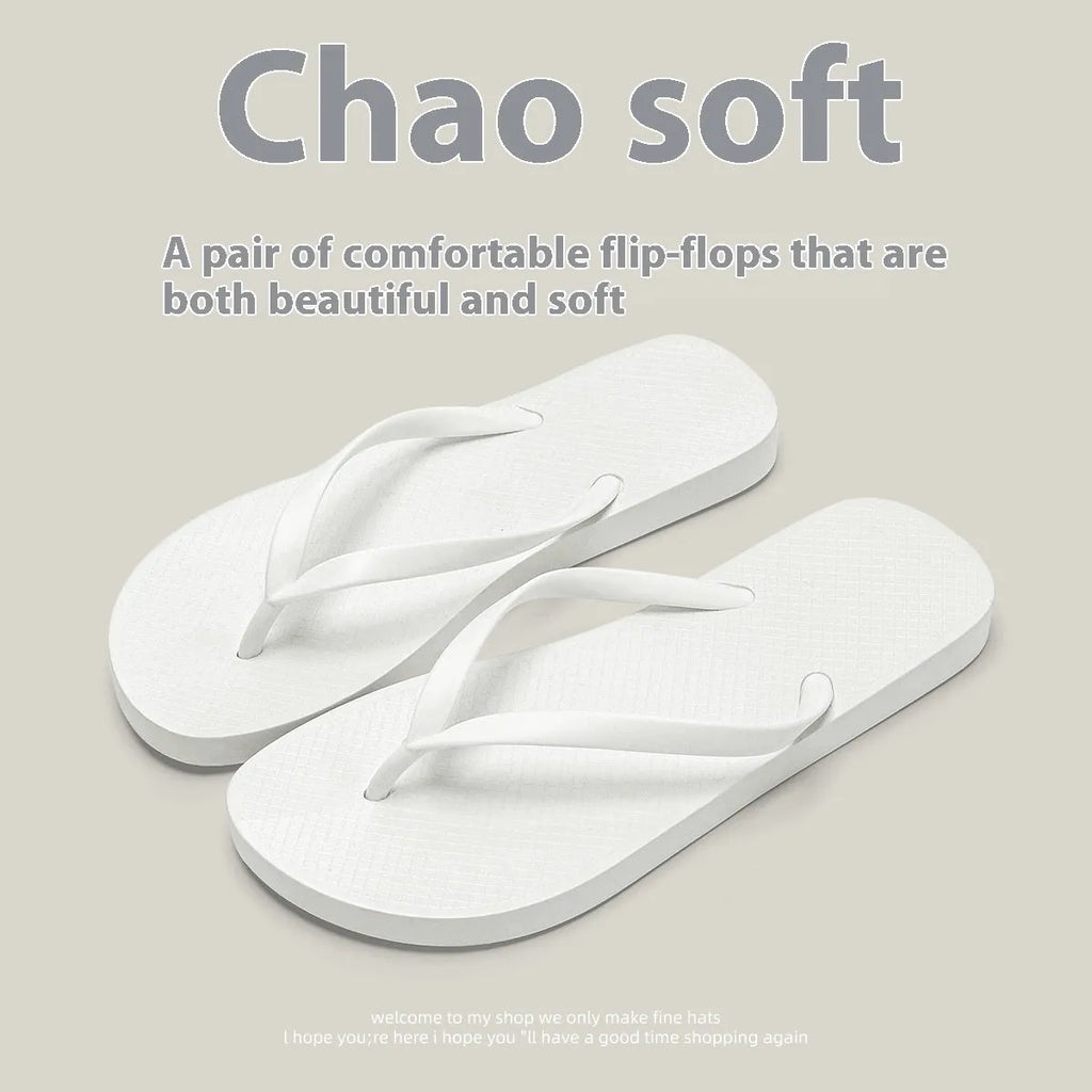 Orange foldable beach slippers with non-slip PVC sole and breathable plastic upper design.