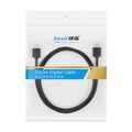 Gold plated HDMI video cable with oxygen free copper conductors in various lengths for computer and monitor