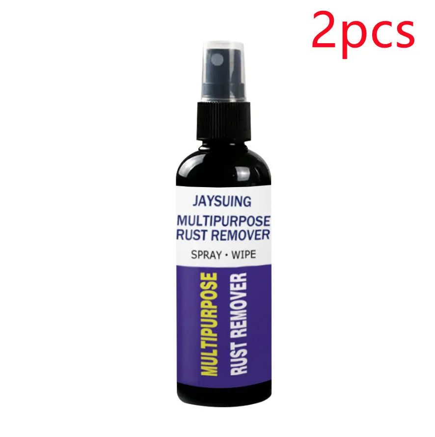 Metal rust remover spray bottle for wheel hub and household rust removal
