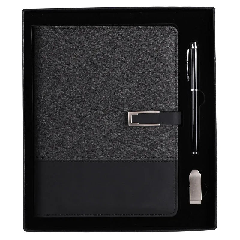 A5 soft leather notebook in choice of colours with wood-free paper
