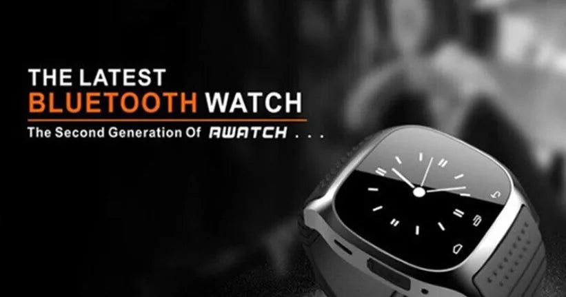 Bluetooth sports watch in black showing sleep monitoring and call functions