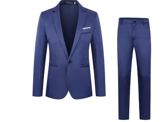 Men's acetate wedding suit jacket in loose fit available in eight colours with Asian sizing
