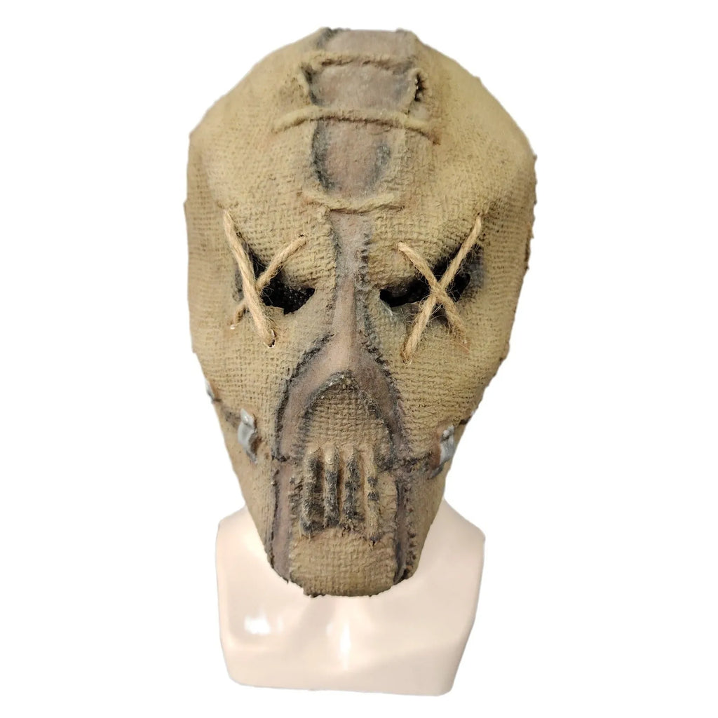 Latex horror mask with scar skull design for Halloween costumes