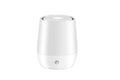 White USB aromatherapy diffuser with flame effect and mist output
